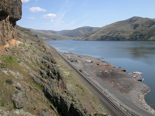 above lower granite dam
