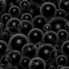 black bubbles