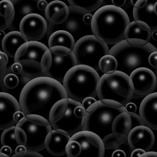 black bubbles