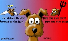 scratch/pee