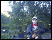 me and a huge, nasty oppossum