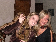 Me, my sister and my boa