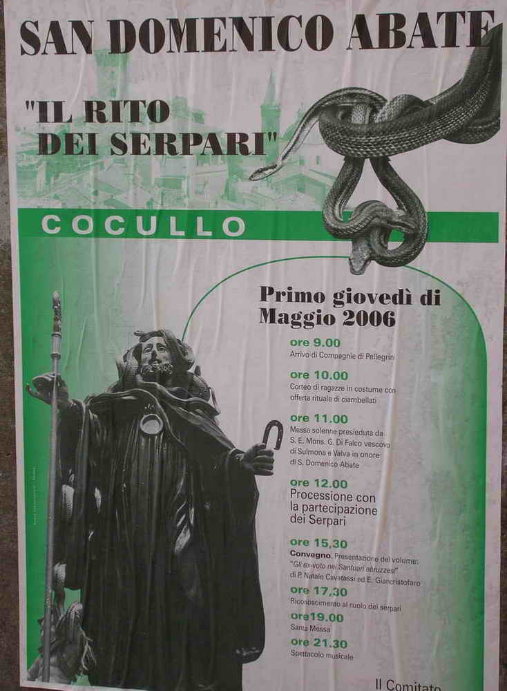 The Serpari (snake-charmers) Feast in Cocullo