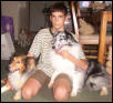 Jay with Shelties