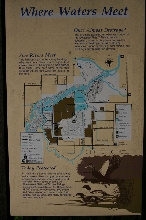 Map of the Shiawassee National Wildlife Reserve