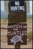 Box Turtle Sign