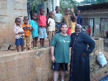 African orphanage and Rev. Pere Pierre Tang with Paul Bodnar