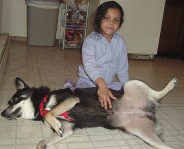 Belly scratches