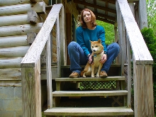 at the cabin