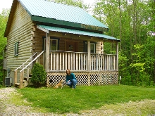 front of cabin