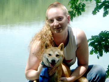 Me and Nic at the lake