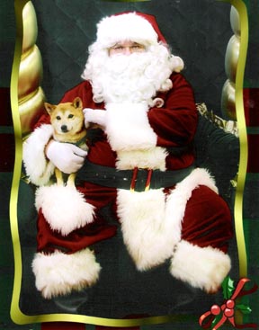 Nic with Santa