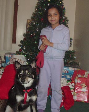 By the tree