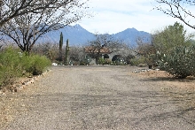Driveway and Mountains