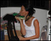 kissing my favourite pet