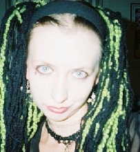 My face and weird hair