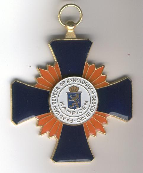 NL champion medal front
