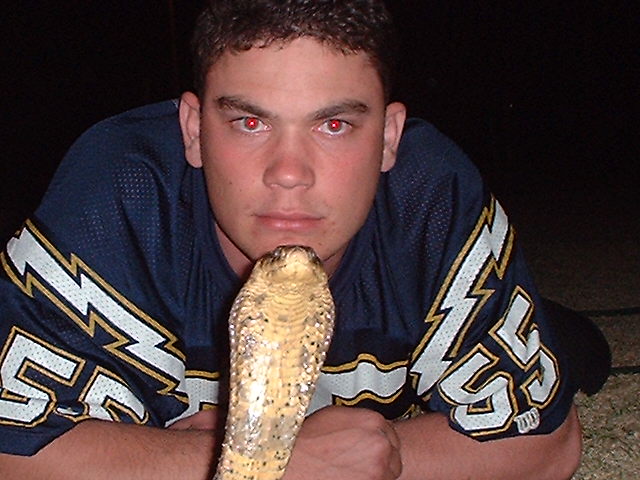 me with a 10 ft forest cobra
