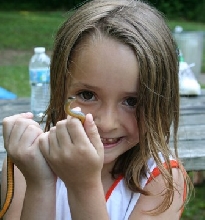 niece with ringneck