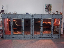 Loki and Tikka's cage