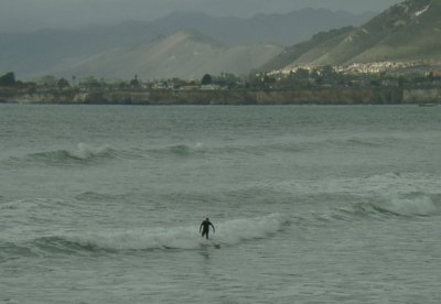 Surfer at Pismo Beach