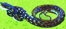 Stylized Taiwan Beauty Snake