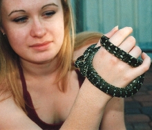 Jen with Diamond Python
