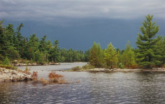 view from the dock