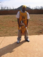 me and my boy frisco at 5 months old